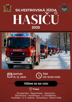 Jízda hasičů - Silvestr 2025
